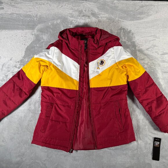 New - Washington Redskins Puffer Jacket - Women's - Size XS - G-III NFL - Picture 1 of 10